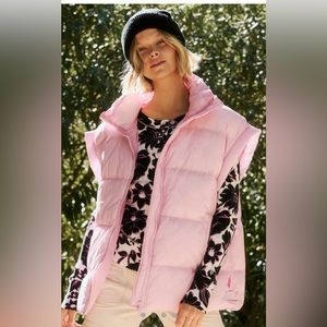 NWOT Free People Movement “In A Bubble Puffer Vest”